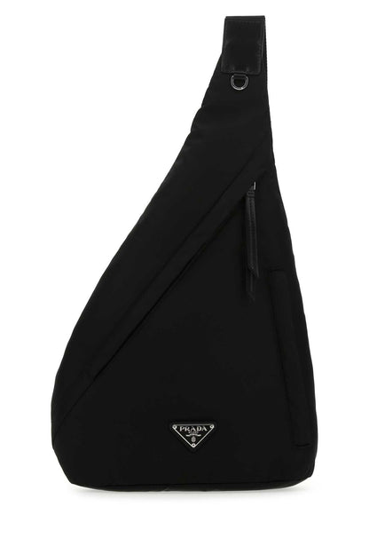 Prada Men Black Re-Nylon Backpack