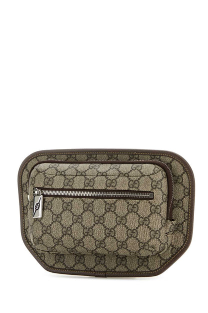 Gucci Men Gg Supreme Fabric Belt Bag