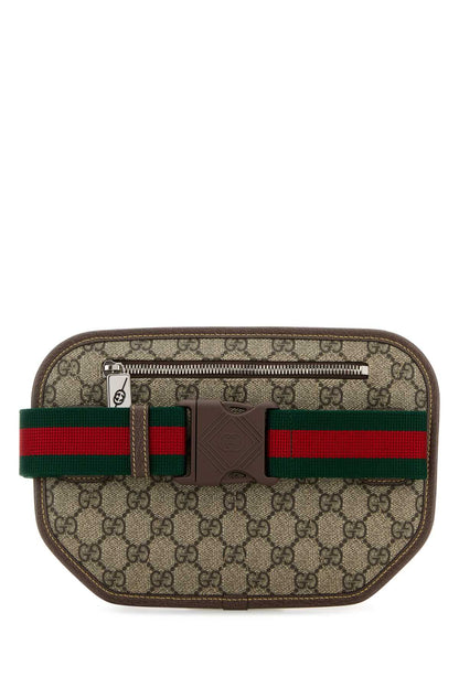 Gucci Men Gg Supreme Fabric Belt Bag