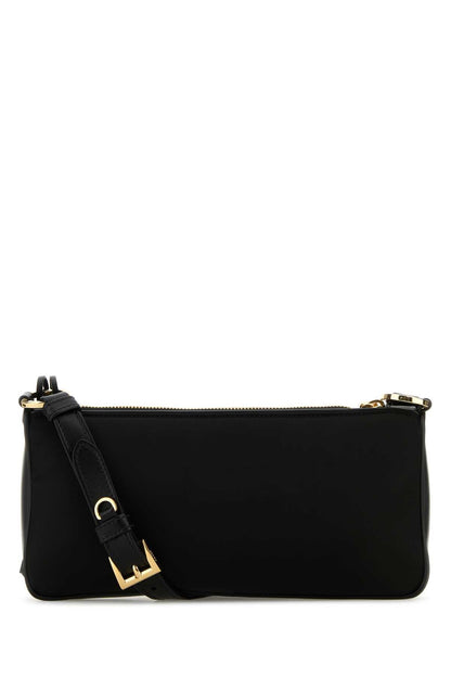 Prada Women Black Re-Nylon Crossbody Bag