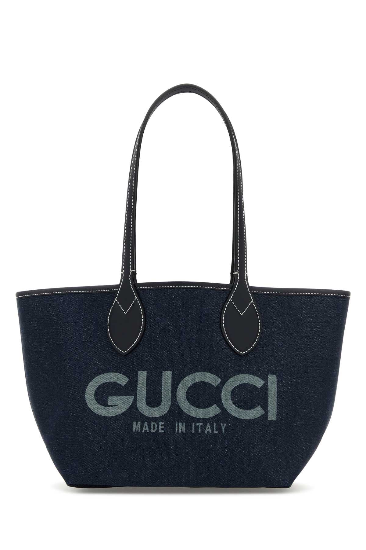 Gucci Women Denim Totissima Reversibile Shopping Bag