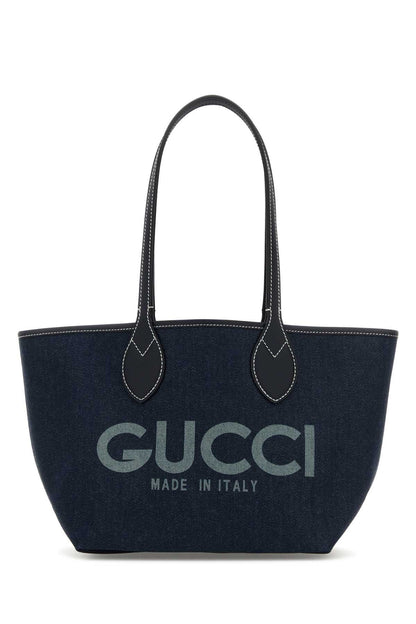 Gucci Women Denim Totissima Reversibile Shopping Bag