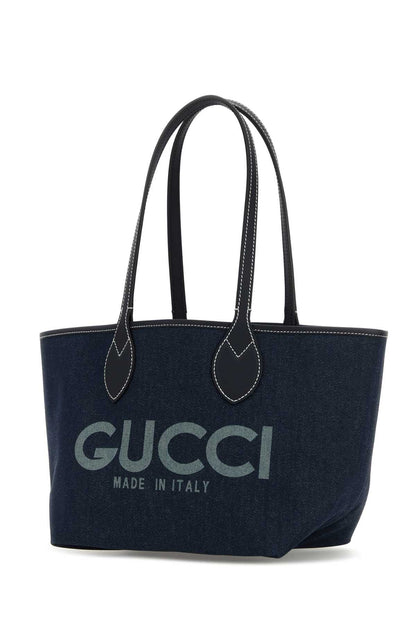 Gucci Women Denim Totissima Reversibile Shopping Bag