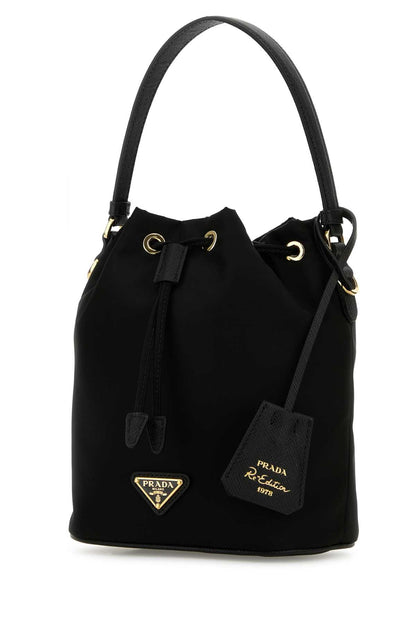 Prada Women Black Re-Nylon Re-Edition 1978 Bucket Bag