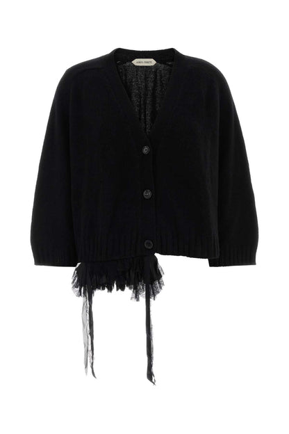 Alberta Ferretti Women Black Cashmere Blend Cardigan