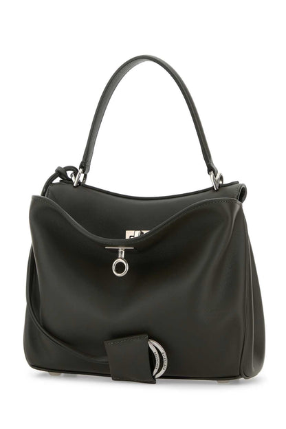 Balenciaga Women Dark Green Leather Mini Rodeo Handbag