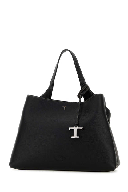 Tod's Women Black Leather Medium Handbag