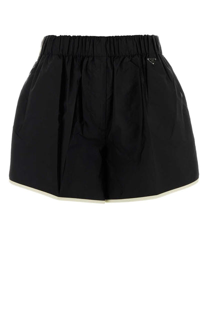 Prada Women Black Re-Nylon Shorts
