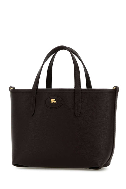Burberry Women Dark Brown Mini Bloomsbury Reversible Handbag