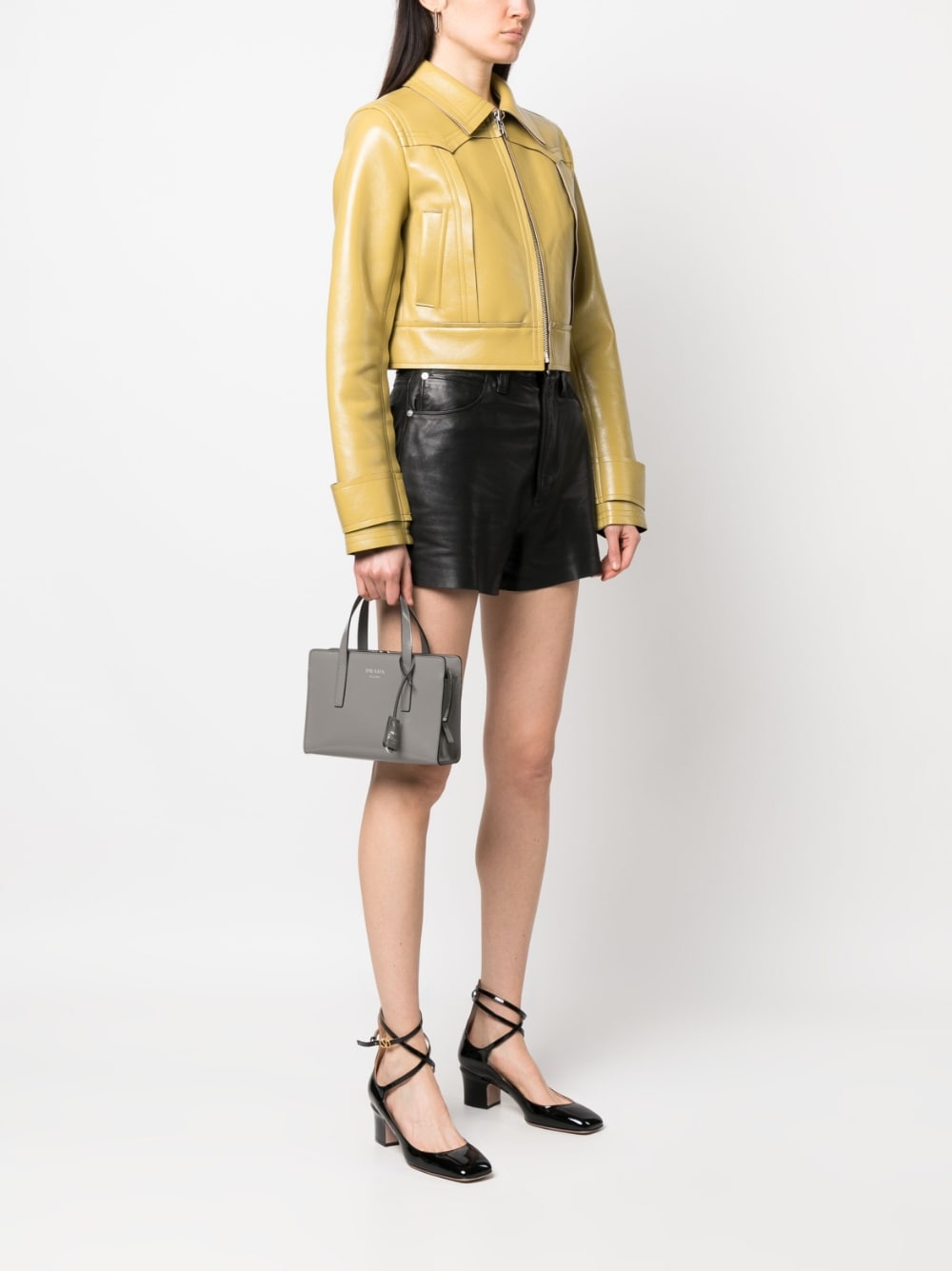 Prada Women Prada Re-Edition 1995 Mini Brushed Leather Bag