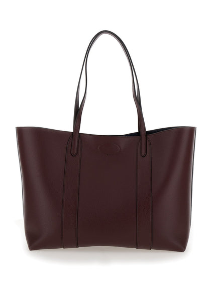 Mulberry Women 'Bayswater Small' Bordeaux Tote Bag With Postman's Lock Closure In Leather Woman