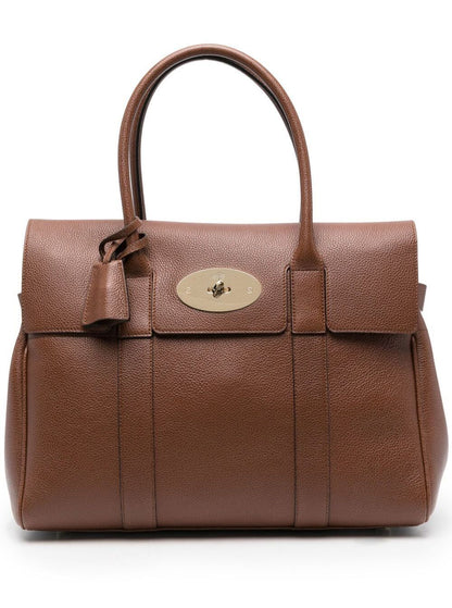 Mulberry Women Bayswater Brown Leather Handbag Mulberry Woman