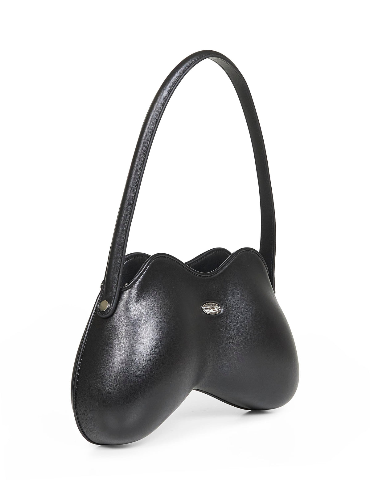 Diesel Women Black Double-D Shoulder Shoulder Bag