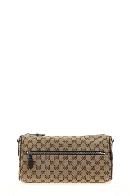 Gucci Men Small Gg Cylindrical Shoulder Strap