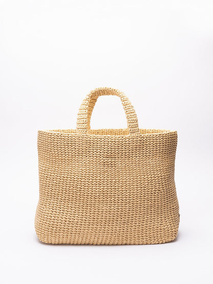Prada Women Crochet Tote Bag