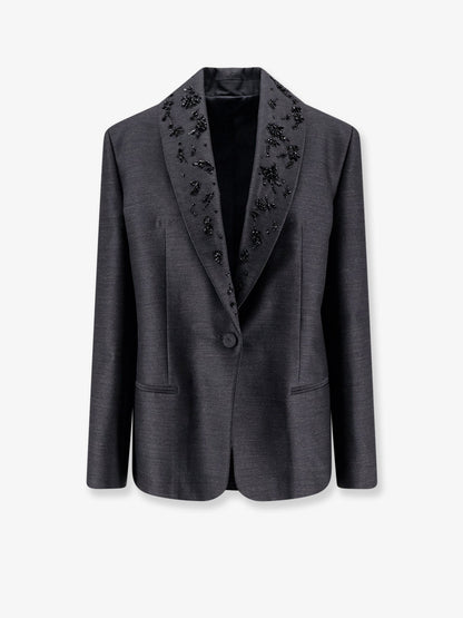 Alberta Ferretti Women Virgin Wool And Silk Blazer