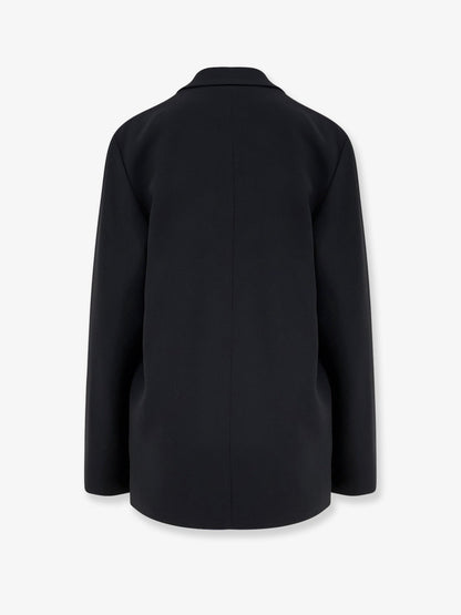 Alberta Ferretti Women Cady Blazer With Cut Out Sleeves