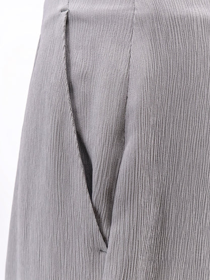 Alberta Ferretti Women Crepe Trousers