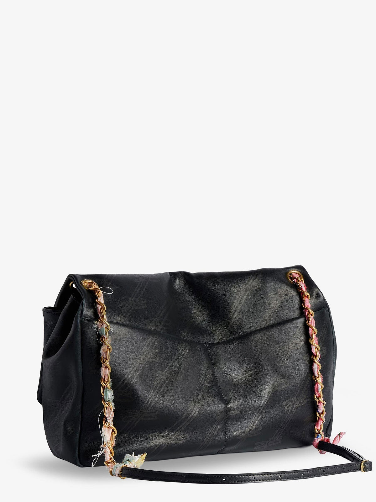 Balenciaga Women Darling Leather Shoulder Bag With Bb Logo On The Front