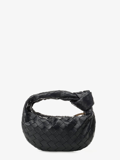 Bottega Veneta Women Mini Jodie Leather Handbag With Intrecciato Motif