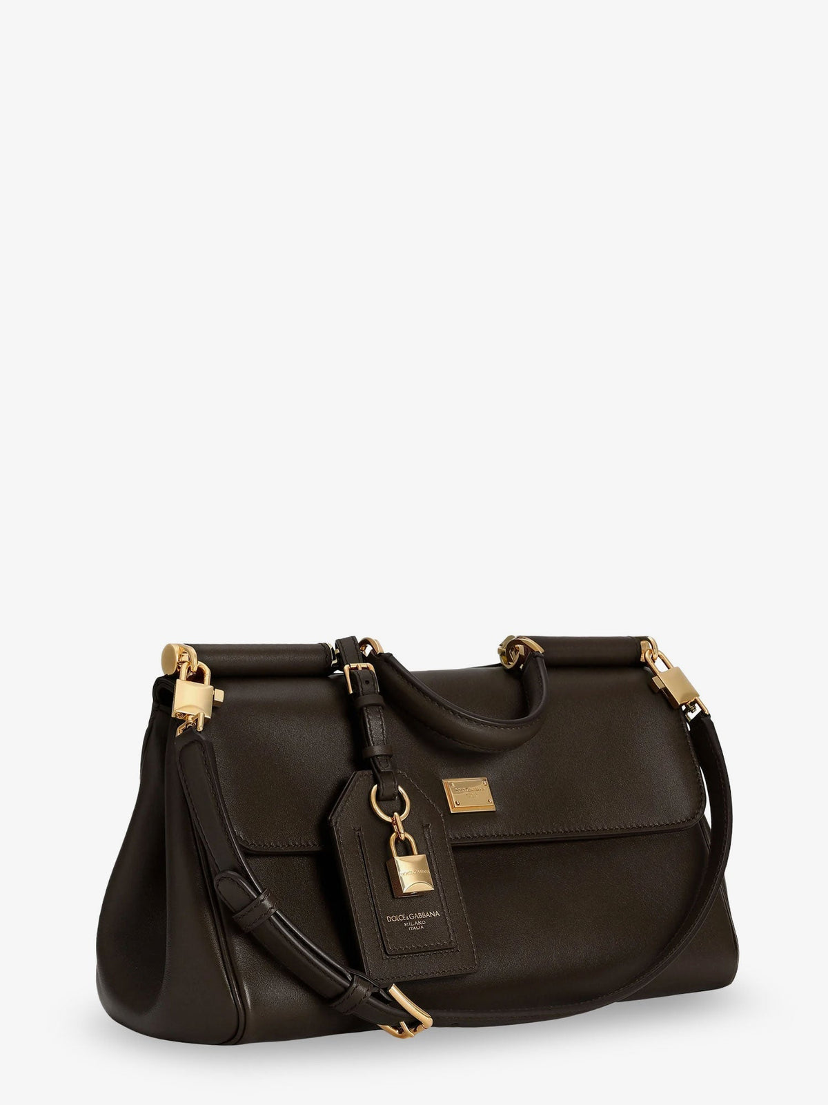 Dolce & Gabbana Women My Sicily Leather Shoulder Bag