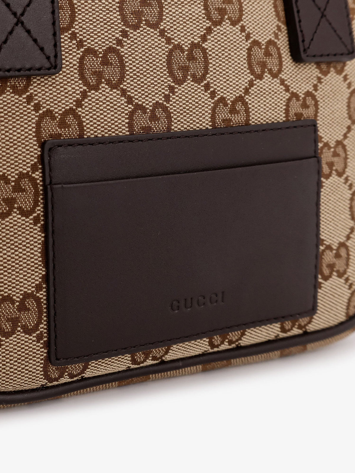 Gucci Men Gg Supreme Fabric Shoulder Bag