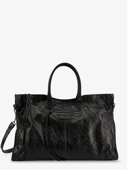Balenciaga Men Le City Leather Travel Bag