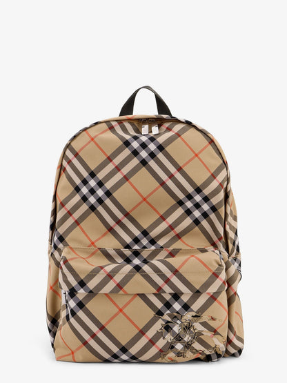 Burberry Men Essential Backpack With Check Pattern