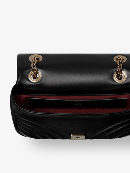Gucci Women Gg Marmont Leather Crossbody Bag