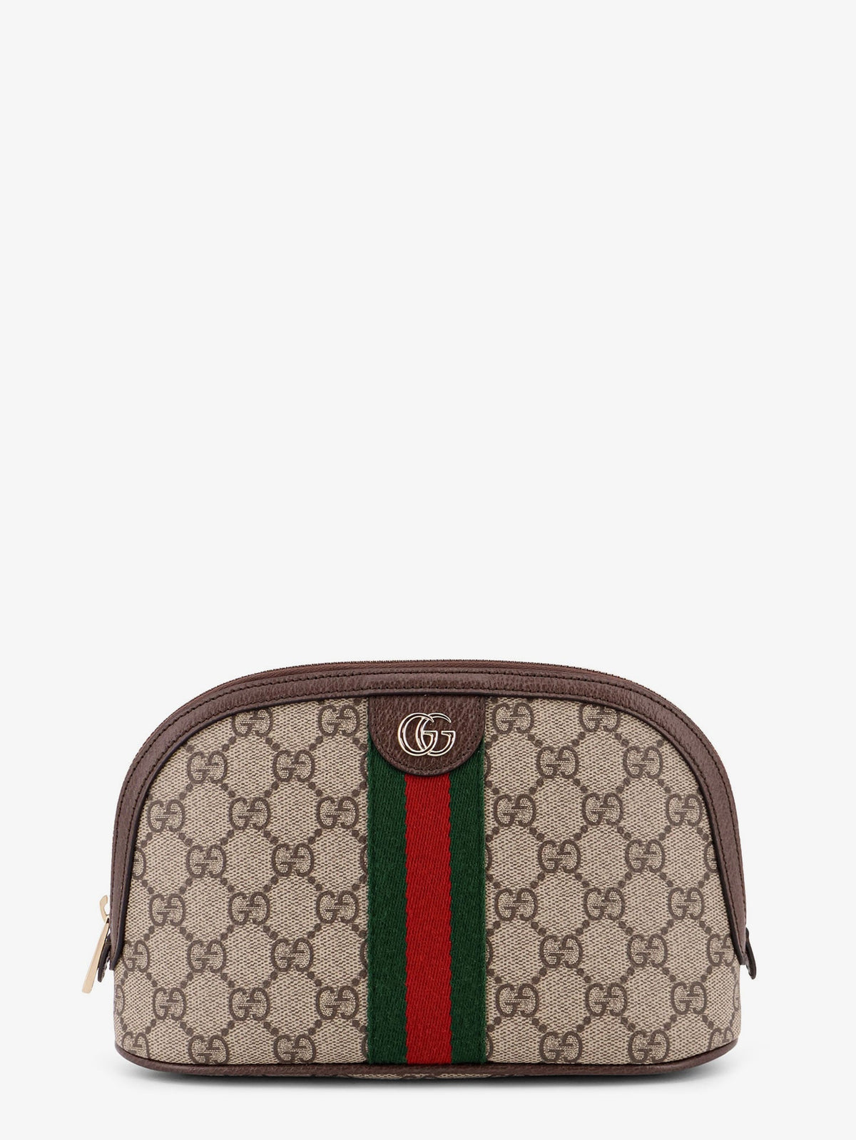 Gucci Women Coated Canvas Beauty Case With Gg Motif