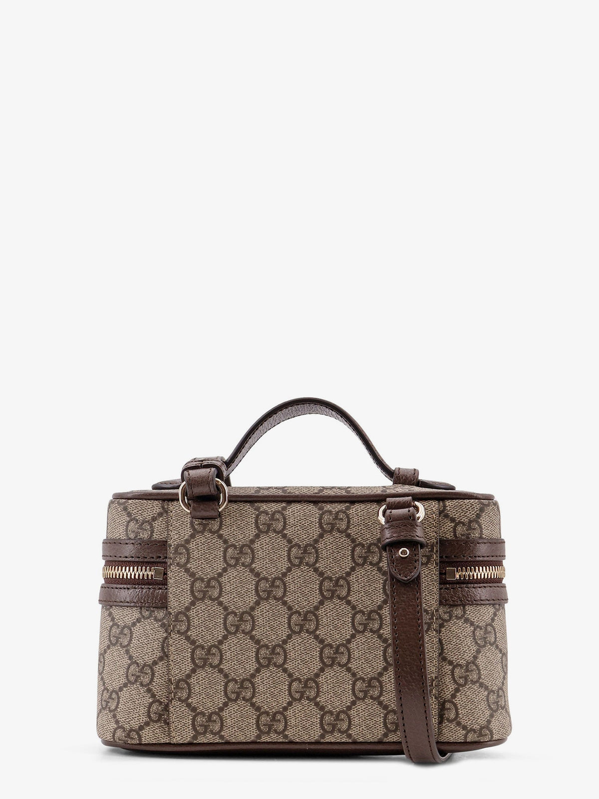 Gucci Women Gg Monogram Fabric Ophidia Vanity Crossbody Bag