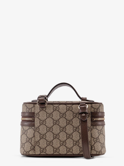 Gucci Women Gg Monogram Fabric Ophidia Vanity Crossbody Bag