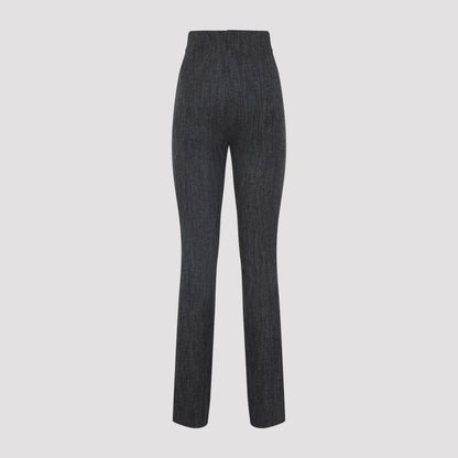 Alberta Ferretti Wool Skinny Pants Women