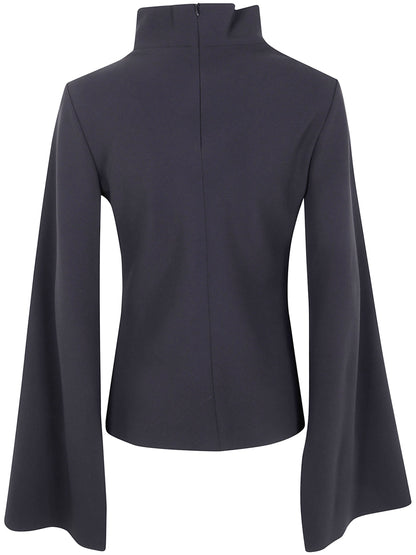 Alberta Ferretti Women Turtle Neck Blouse