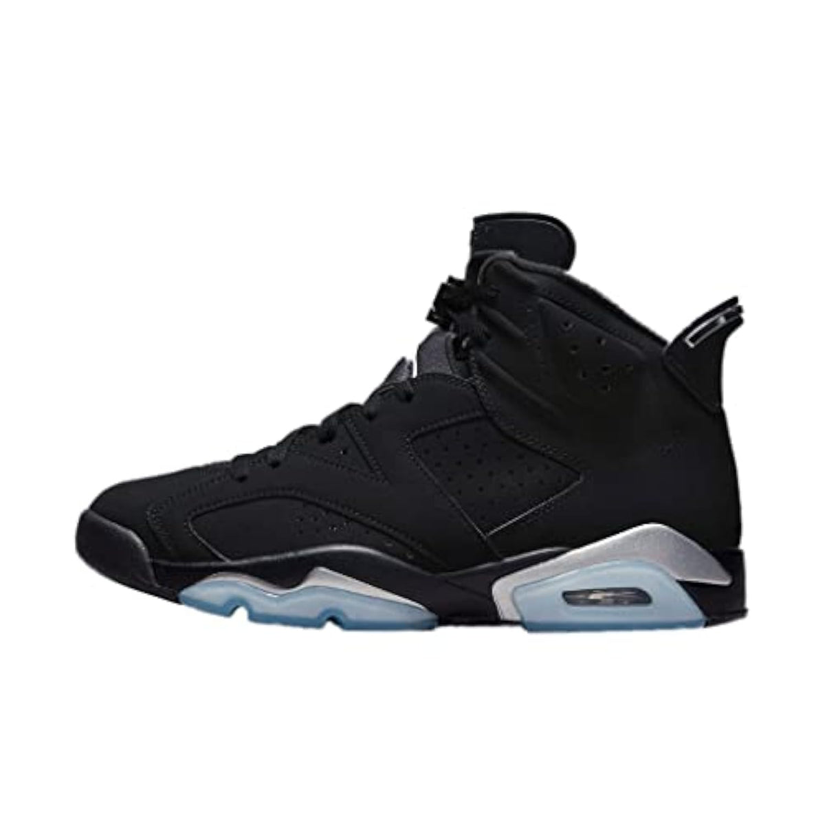 Nike Jordan Men's Air 6 Chrome Black Bright Concord-aquatone