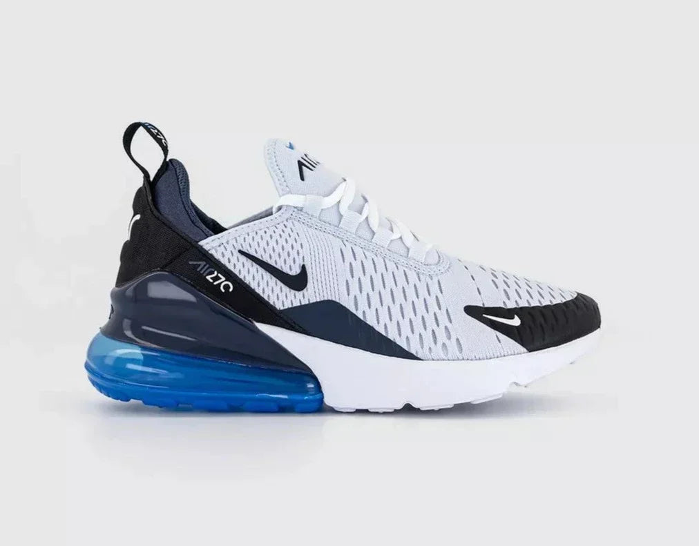 Nike Air Max 270 Shoes White Black Blue