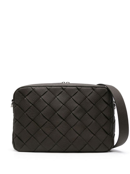 Bottega Veneta Men Leather Shoulder Bag