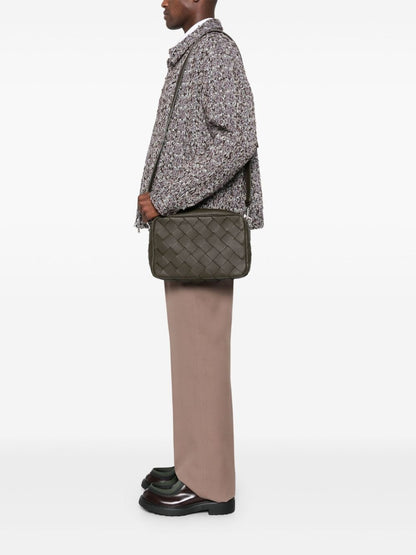 Bottega Veneta Men Leather Shoulder Bag
