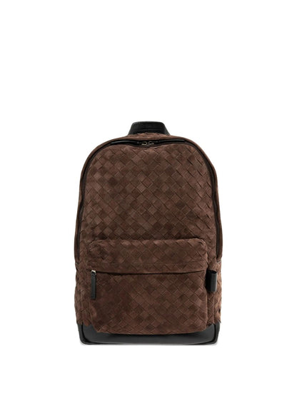 Bottega Veneta Men Leather Backpack