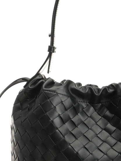Bottega Veneta Women "Biblioteca" Intrecciato Bucket Bag