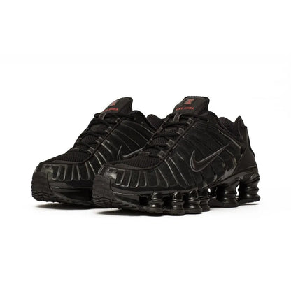 Nike Shox TL Black and Max Orange