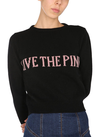 Alberta Ferretti Women Crew Neck Sweater