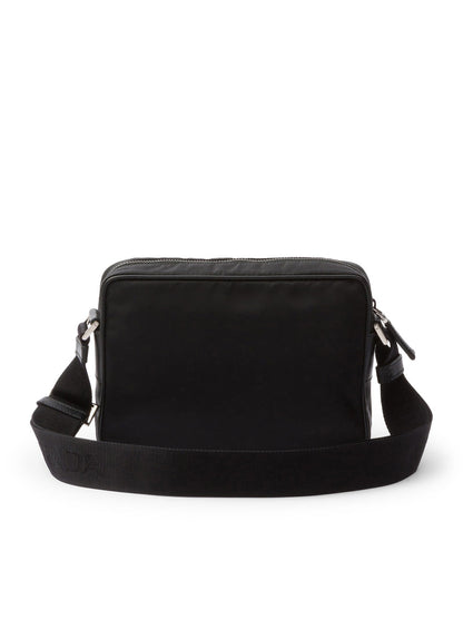 Prada Men Shoulder Bag In Re-Nylon And Saffiano
