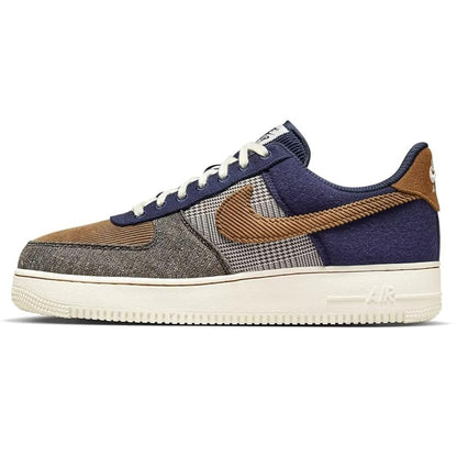 Nike Air Force 1 07 Premium Men's Shoes Midnight Navy Ale Brown