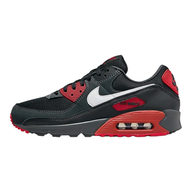Nike Air Max 90 Shoes Summit White Black Mystic Red