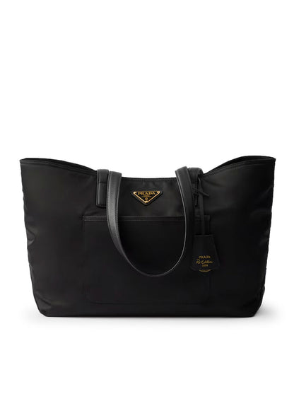 Prada Women Re-Edition 1978 Medium Shopping Bag In Re-Nylon And Saffiano