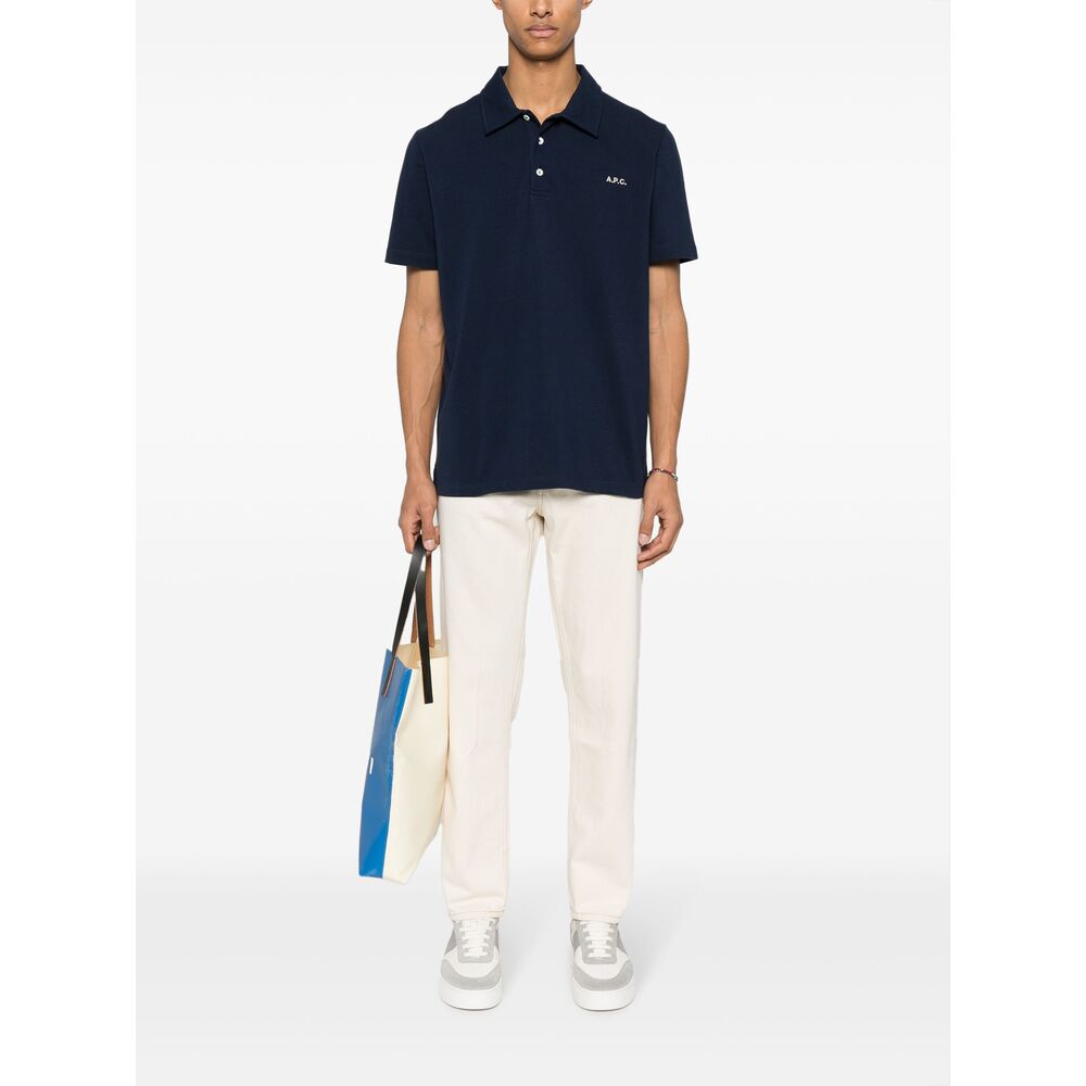 A.P.C. Blue T-Shirts & Vests - T-Shirts Men