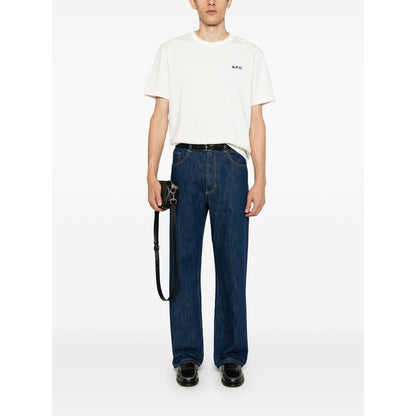 A.P.C. White T-Shirts & Vests - T-Shirts Men