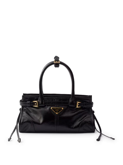 Prada Women Bonnie Mini Leather Handbag