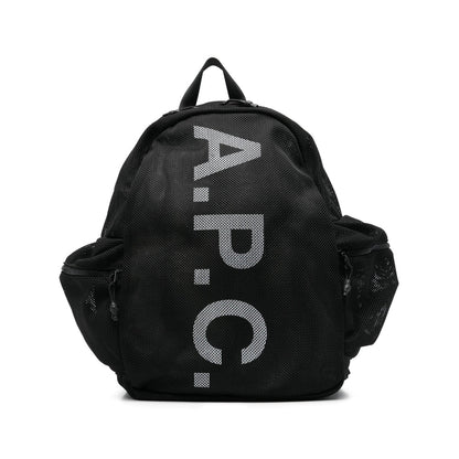 A.P.C. Black Backpacks Men